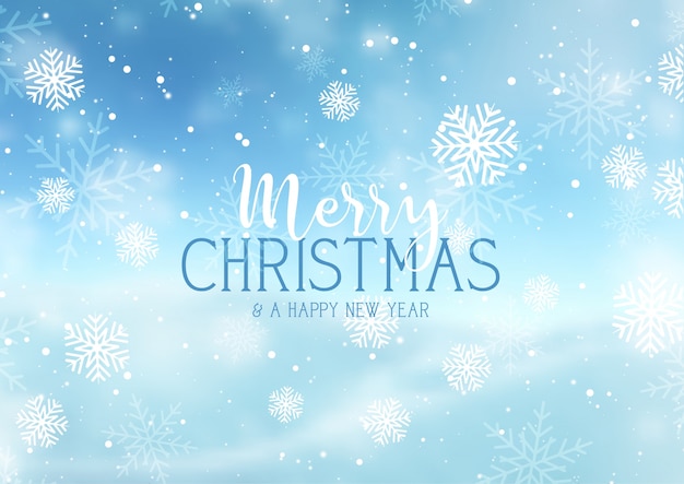 Stunning Christmas Snowflake Background – Free Download