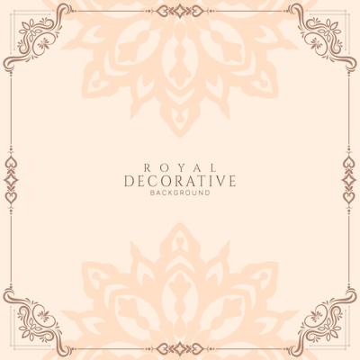 Luxurious Abstract Decorative Frame Background – Free Download