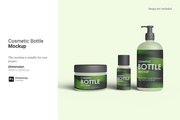 Cosmetic Bottle Mockup – Download Free Stock Photo