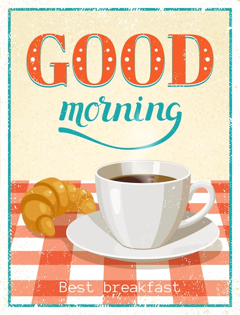 Good Morning Poster – Free Stock Photo for Download