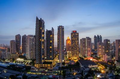 Illuminated Buildings in City Against Sky – Free Stock Photo, Download Free