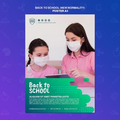 Back to School Poster Template – Free Download