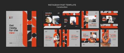 Construction Project Instagram Posts – Download Free Stock Photos