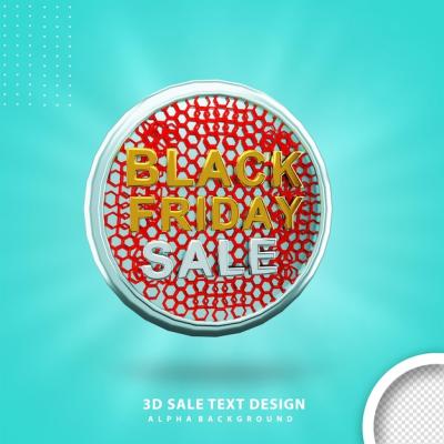 Black Friday Sale Icon PSD – Free to Download