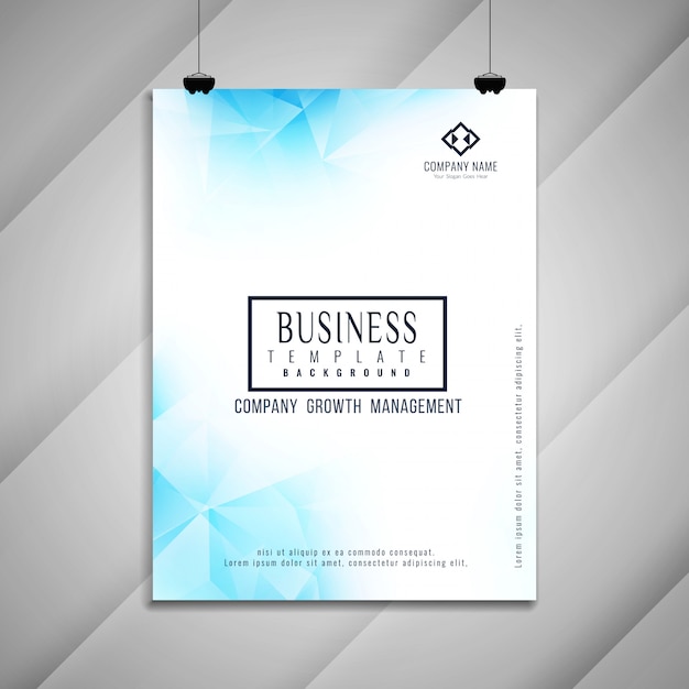 Geometric Template Design for Abstract Business Brochures – Free Download