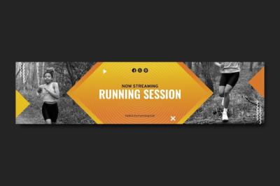 Running Club Twitch Banner – Free Stock Photo for Download