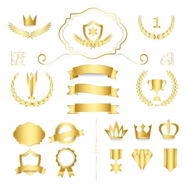 Premium Quality Badge and Banner Collection Vectors – Free Download