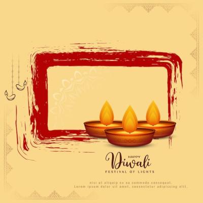 Traditional Indian Festival Decorative Background Design for Happy Diwali – Free Download