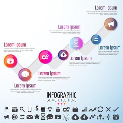 Infographics Design Template – Free Download, Free Stock Photo