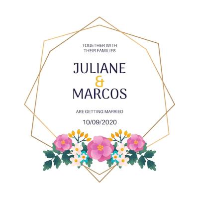 Wedding Floral Frame – Free to Download