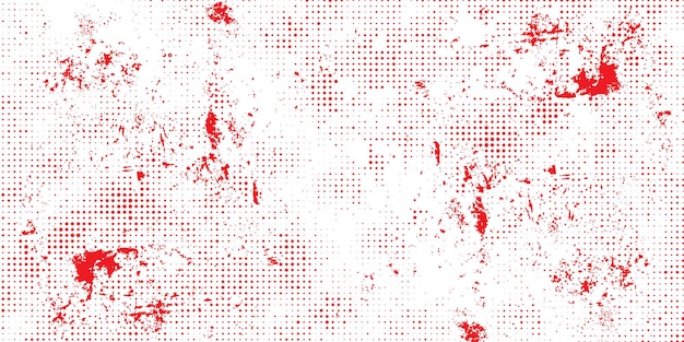 Red Grunge Texture with Halftone Detail – Free Download