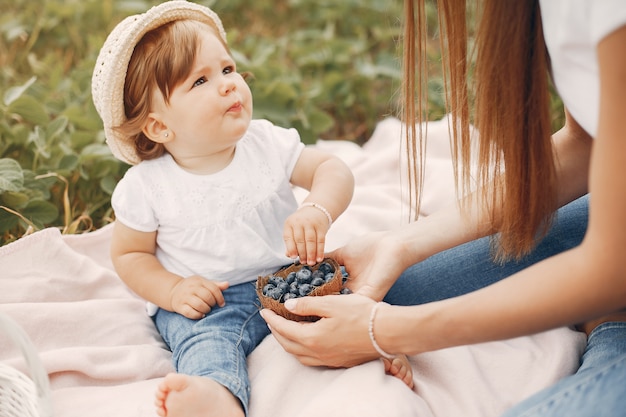 Mother and Daughter Playing in a Summer Field – Free Stock Photo, Download Free