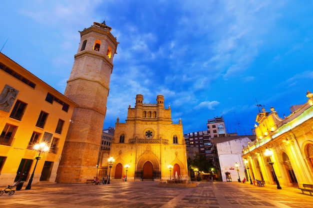 Fadri Tower and Gothic Cathedral in Castellon de la Plana – Free to Download Stock Photo