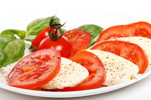 Tomatoes, Basil, and Mozzarella – Fresh Ingredients for Your Projects | Free Stock Photo Download