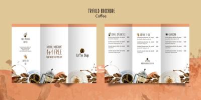 Coffee-themed Brochure Template – Free Download