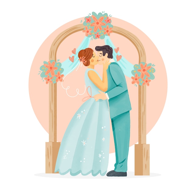 Bride and Groom Getting Married – Free Download, Free Stock Photo