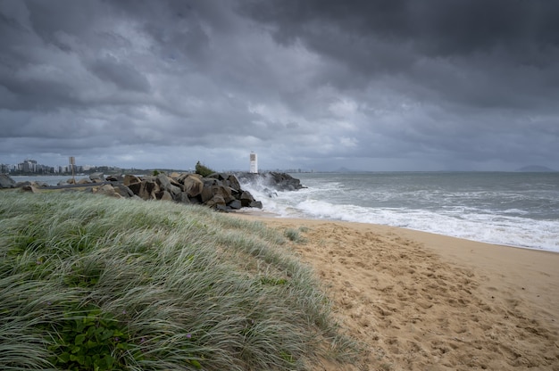 Wide Angle Shot of Sunshine Coast, Queensland, Australia – Free Stock Photo for Download