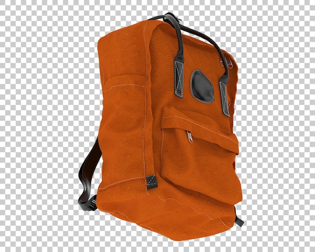 3D Rendered Backpack on Transparent Background – Download Free Stock Photo