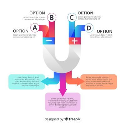 Professional Gradient Infographic – Free Download, Free Stock Photo