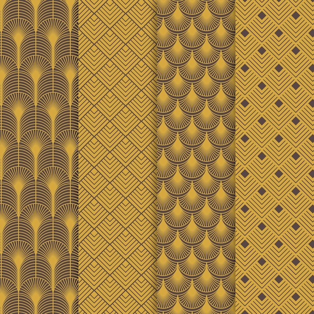 Art Deco Pattern Collection – Free Download for Stunning Designs