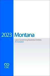 CSC Montana Laws Governing Business Entities Annotated LexisNexis Store