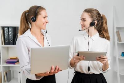 Women Working in Call Center – Free Stock Photo, Download for Free