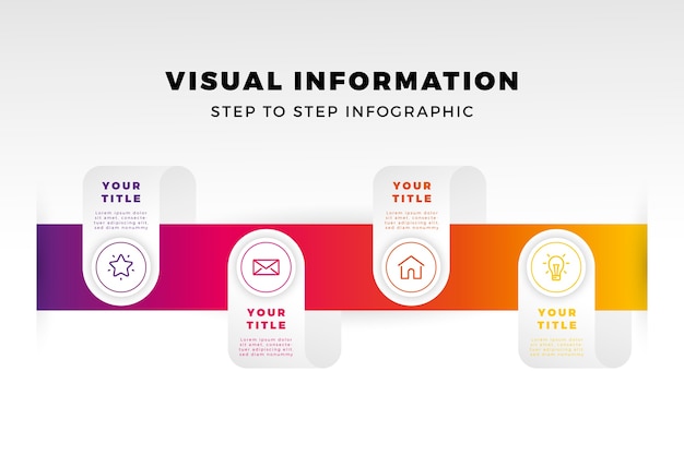 Gradient Infographic Template for Easy Creation – Free Download