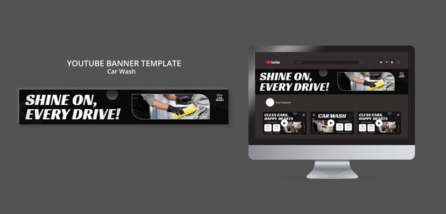 Car Wash Template Design – Free Download