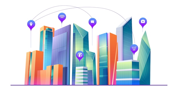 Smart City with Wireless Communication Technology – Free Download