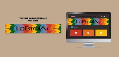 Pride Month Celebration YouTube Banner – Free Download