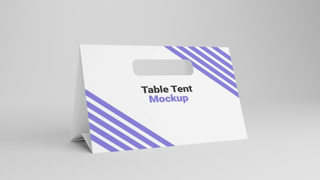 PSD Table Tent Mockup – Free Download