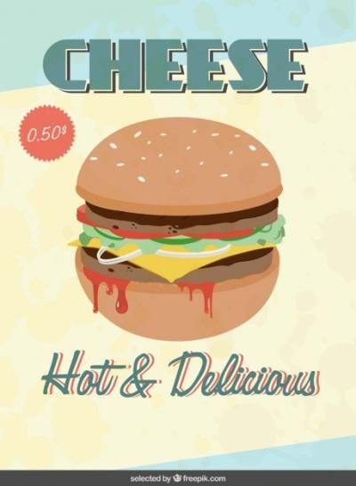 Delicious Hamburger Price Flyer – Free Download