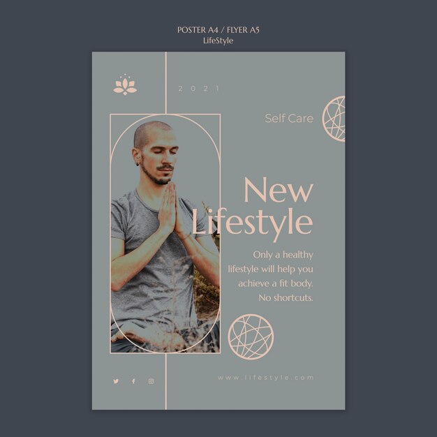 Lifestyle Inspiration Print Template – Free Download