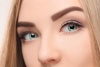 Close-Up of a Pretty Girl with Beautiful Big Blue Eyes – Free to Download