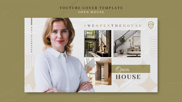 Open House Template Design – Download Free Stock Photo