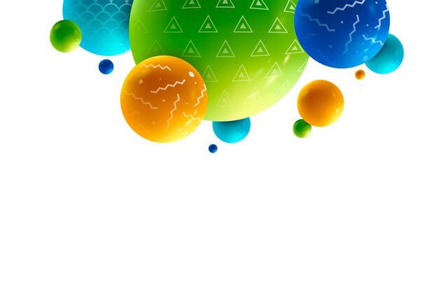 Realistic Spheres Background – Free to Download