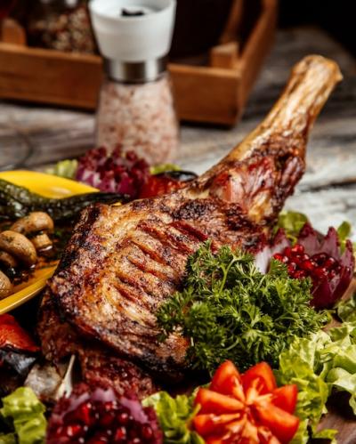 Grilled Lamb Leg with Vegetables – Free Stock Photo, Download Free