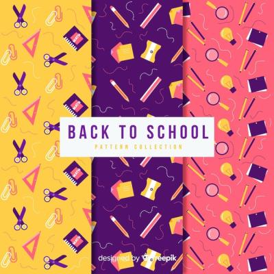 Back to School Sales Pattern Collection – Free to Download