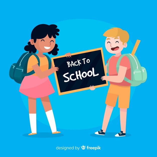 Hand Drawn Back to School Background – Free Download