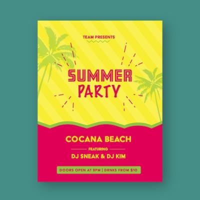 Party Poster Design – Free Stock Photos for Download