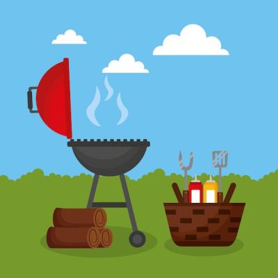 Outdoor Barbecue Grill – Free Stock Photo for Download