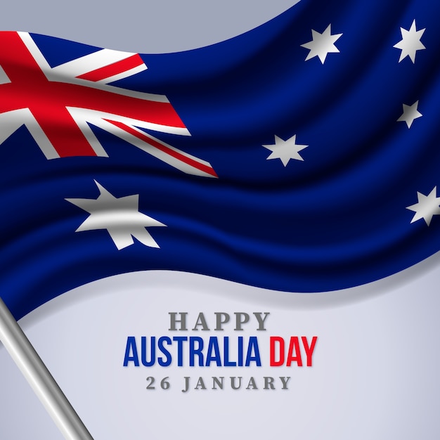 Australia Day Concept: High-Quality Vector Template for Free Download