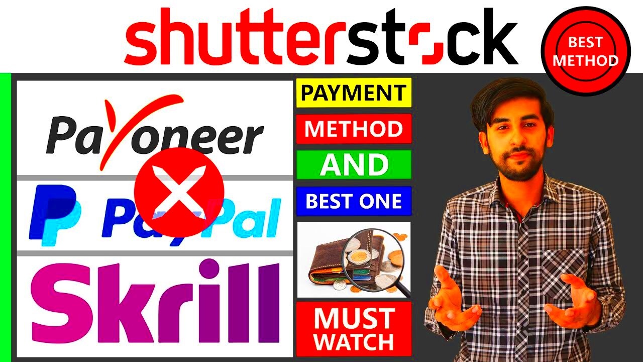 Shutterstock payment methods Shutterstock payout How to withdraw 