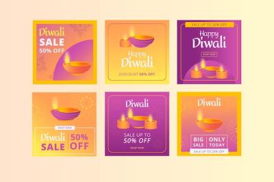 Diwali Sale Instagram Posts – Download Free Stock Photo