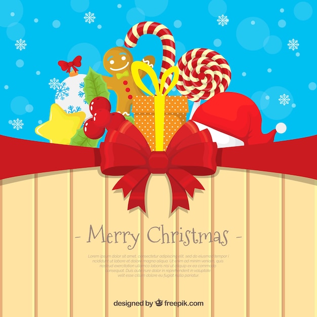 Christmas Elements Background – Free Download