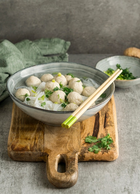 Delicious Bakso Bowl Arrangement – Free Download