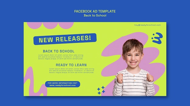 Back to School Facebook Ad Design Template – Free Download