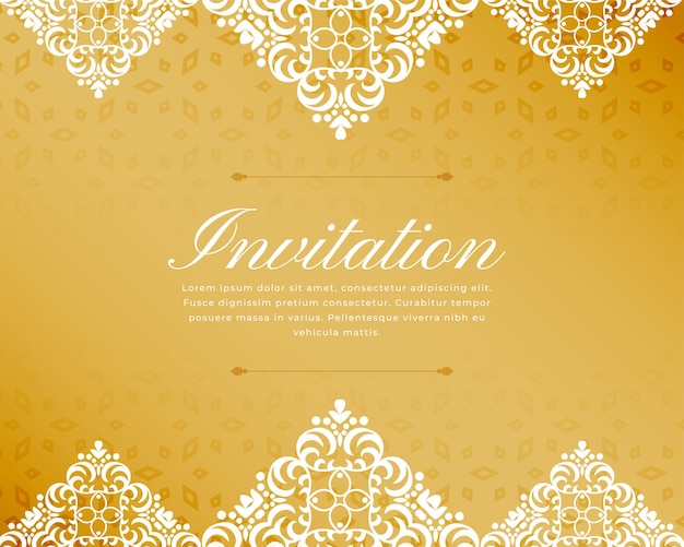 Classic Ethnic Floral Border Background for Your Design Projects – Free Download