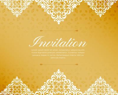 Classic Ethnic Floral Border Background for Your Design Projects – Free Download