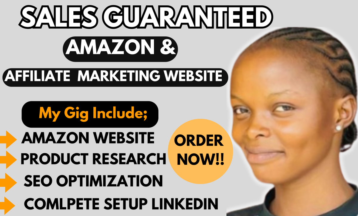 I Will Create Autopilot Amazon Affiliate Website and LinkedIn Sales Navigator Account